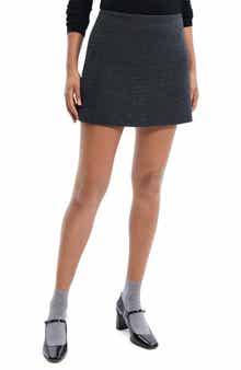 Theory Tweed Miniskirt