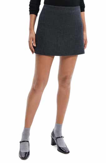 Theory Tweed Miniskirt