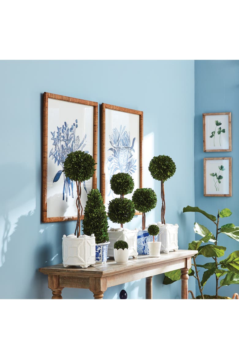 Banksia Bouquet Prints Set of 2, Alternate, color, Blue