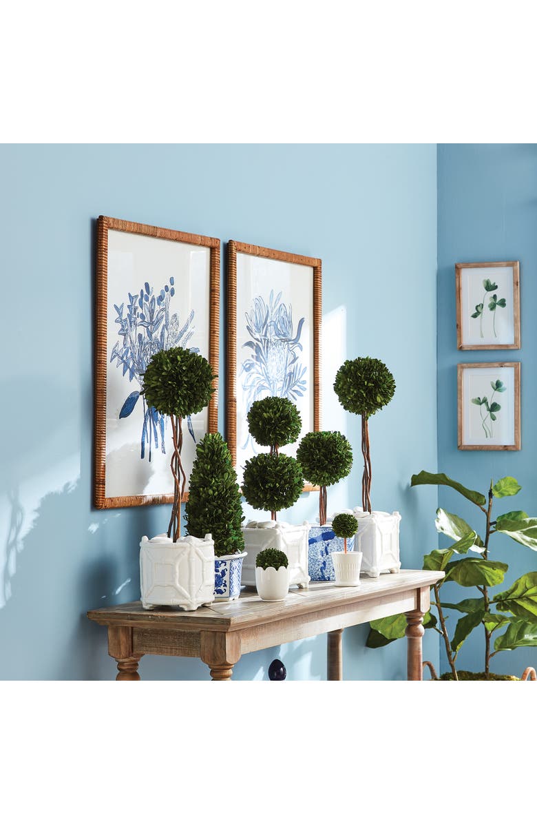 Napa Home & Garden Banksia Bouquet Prints Set of 2, Alternate, color, Blue