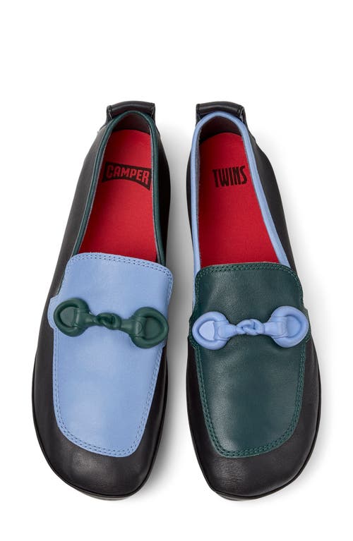 Camper Right Nina Mismatched Loafers In Multi