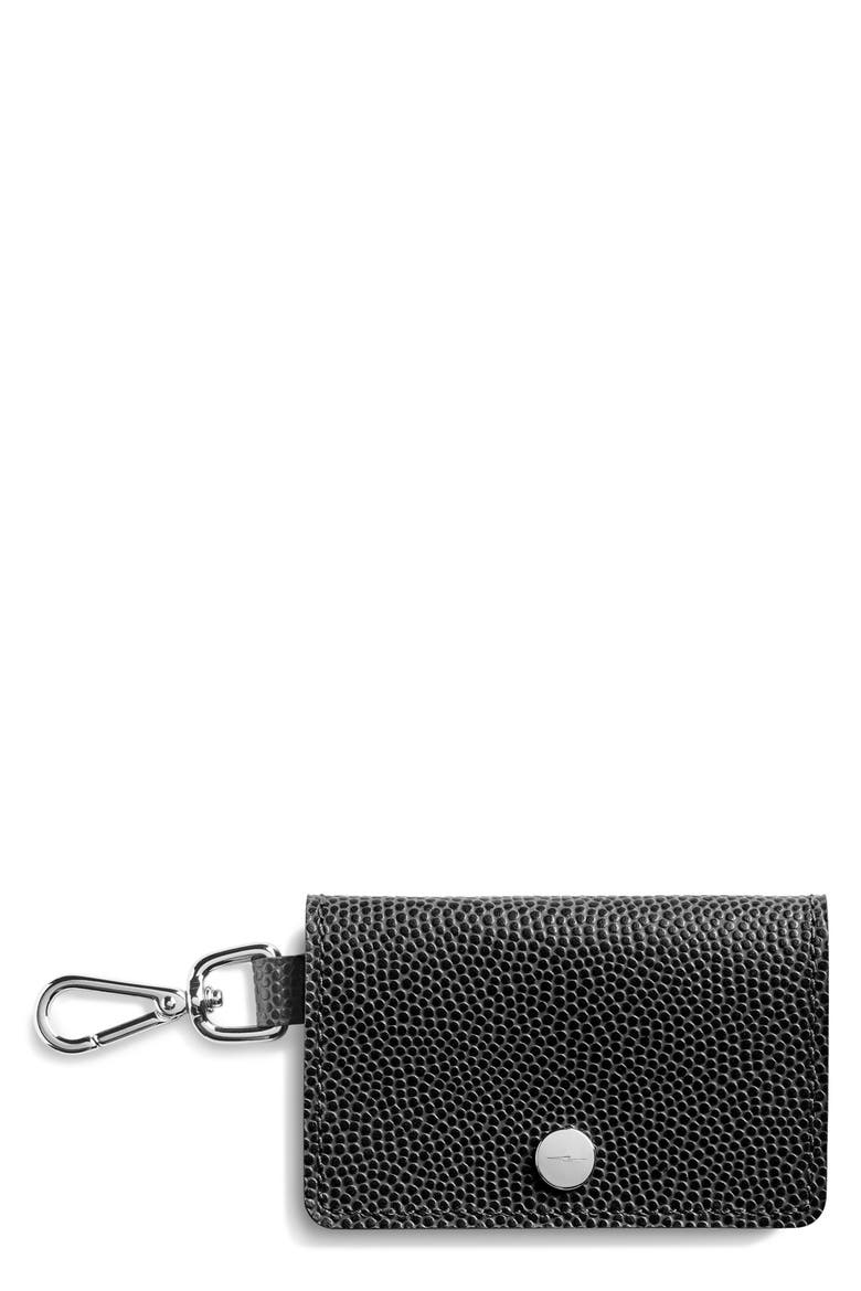 Latigo Leather Card Case, Main, color, BLACK