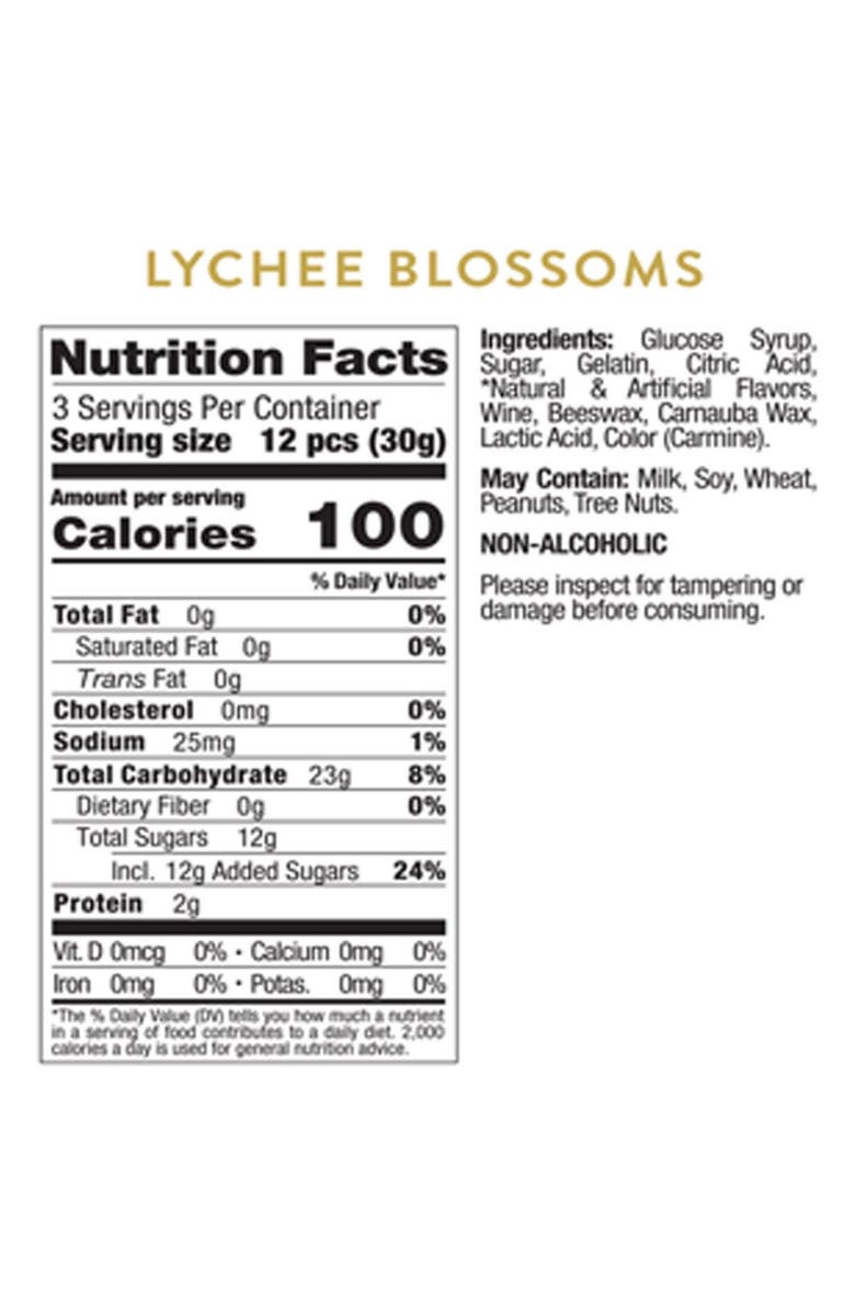 sugarfina Lychee Blossoms Set of 3 Candy Cubes, Alternate, color, 