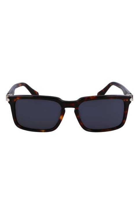 Gancini Evolution 56mm Rectangular Sunglasses