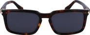 FERRAGAMO Gancini Evolution 56mm Rectangular Sunglasses