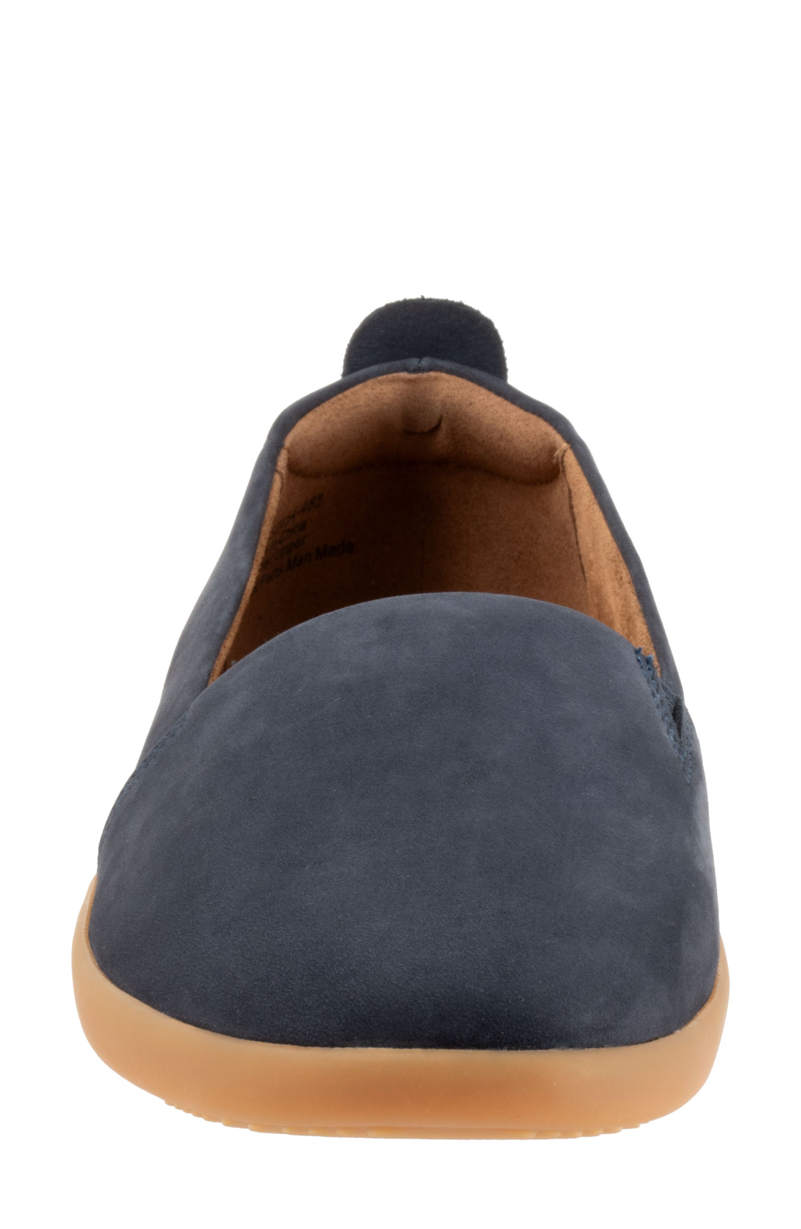Deva Flat, Alternate, color, NAVY NUBUCK