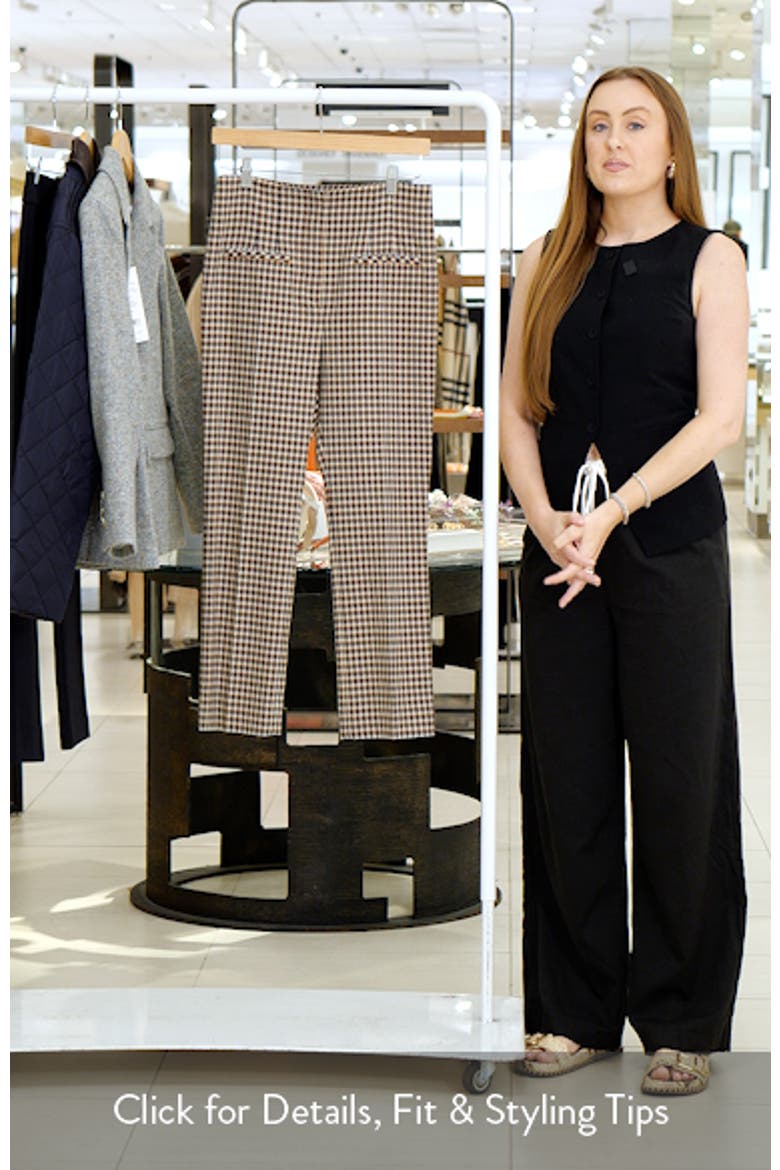 Kean Check Crop Pants video