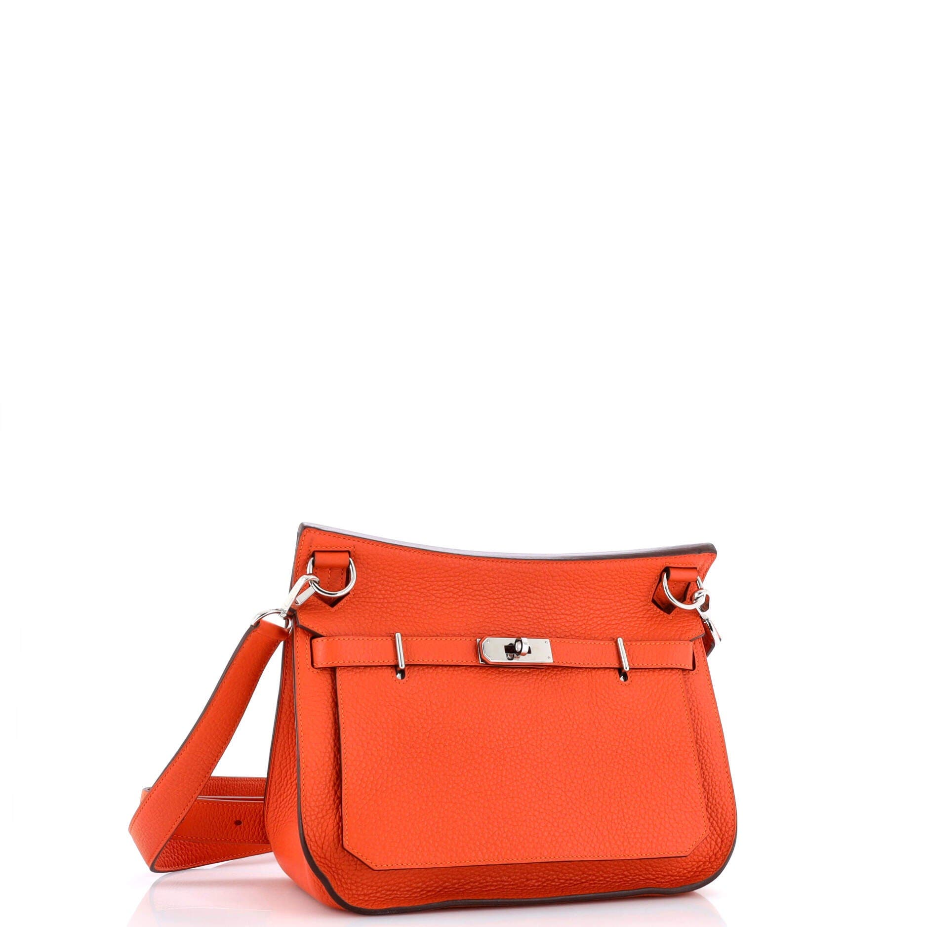 Pre-Owned Hermes Jypsiere Bag Clemence 28, Alternate, color, Feu