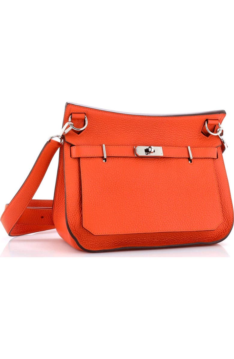 Pre-Owned Hermes Jypsiere Bag Clemence 28, Alternate, color, Feu