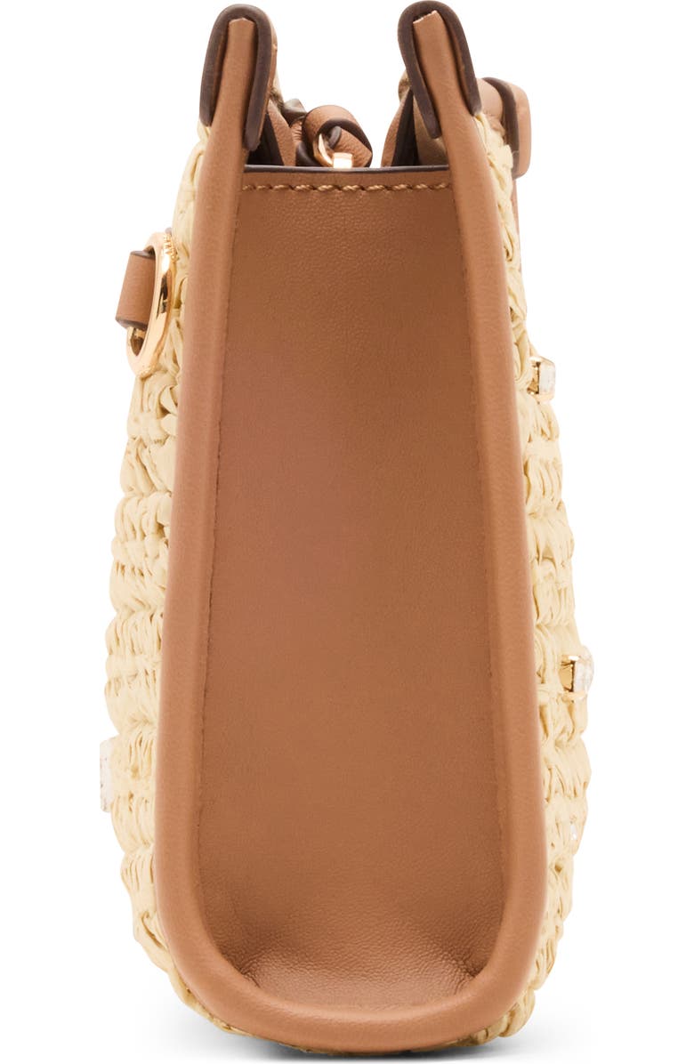 Anne Klein Rhinestone Woven Wristlet, Alternate, color,