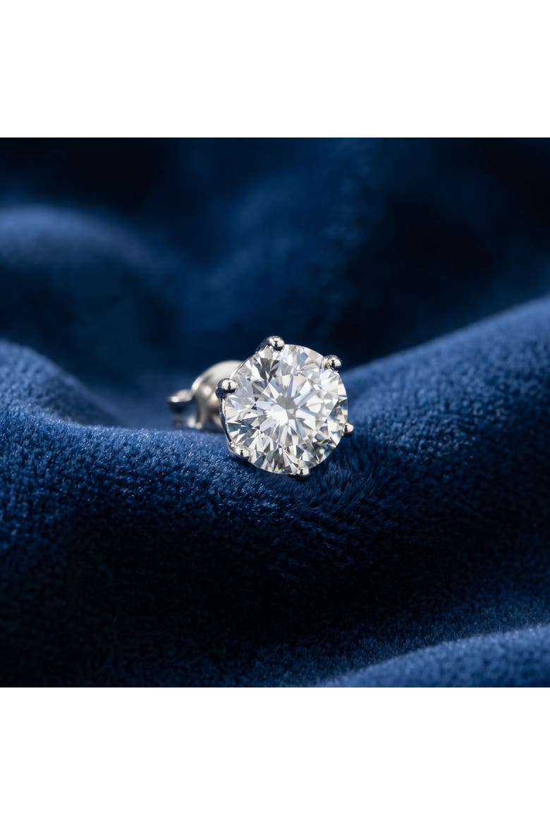 2 1/2Ct T.W. Lab Grown Diamond Screw Back 14k Gold Studs, Alternate, color, 14k White Gold