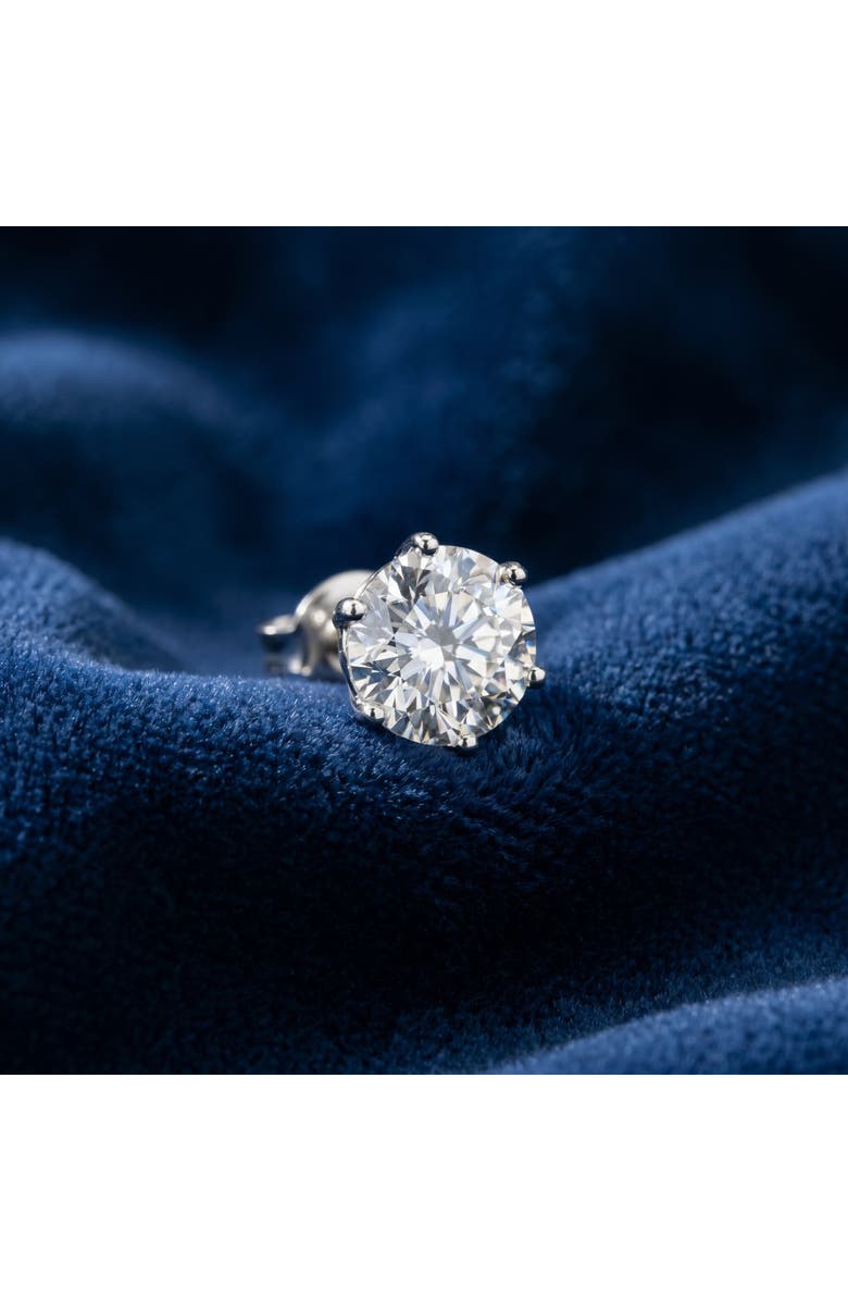 Bliss Diamond 2 1/2Ct T.W. Lab Grown Diamond Screw Back 14k Gold Studs, Alternate, color, 14K White Gold