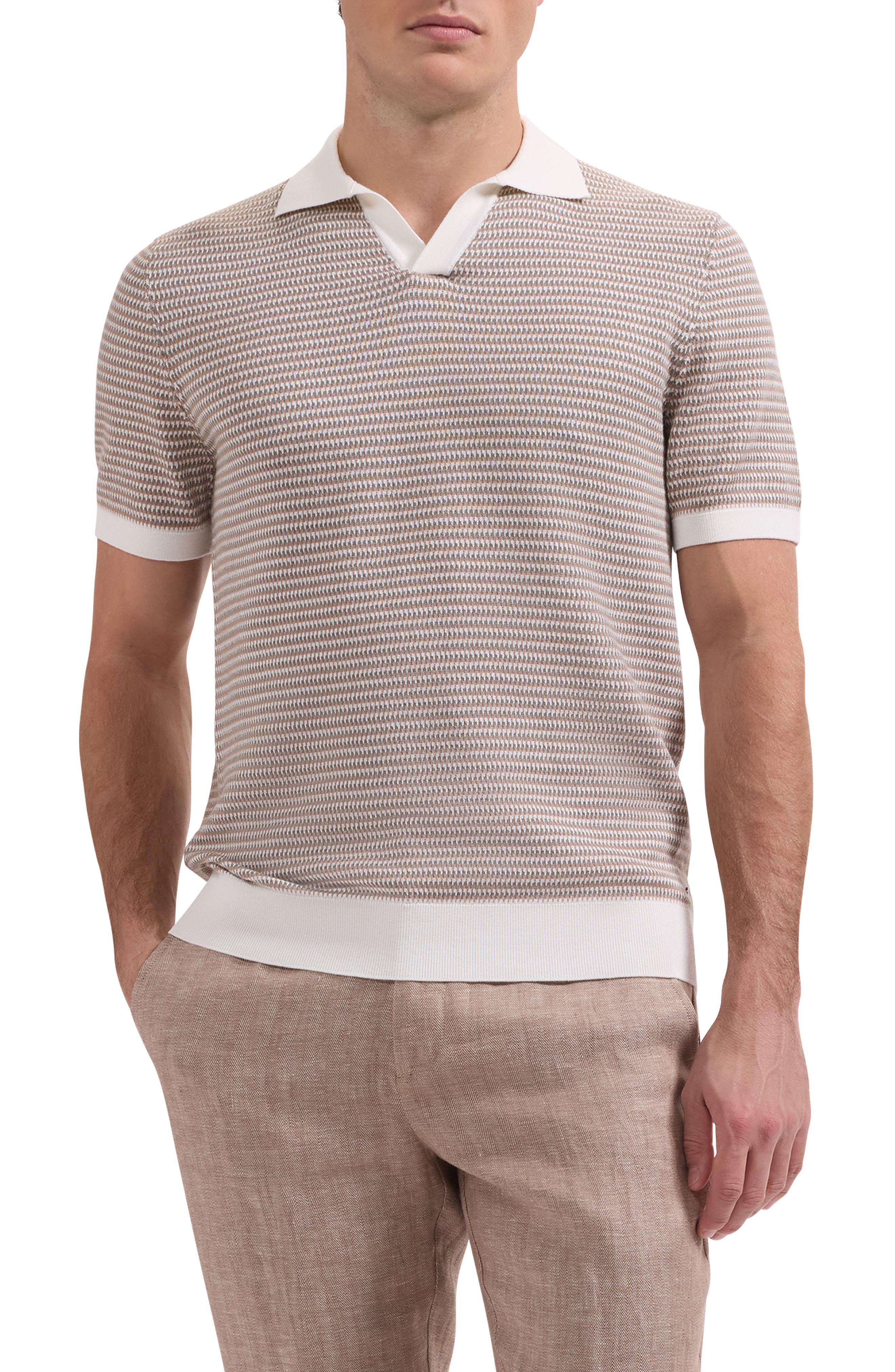 Johnny Collar Stripe Sweater