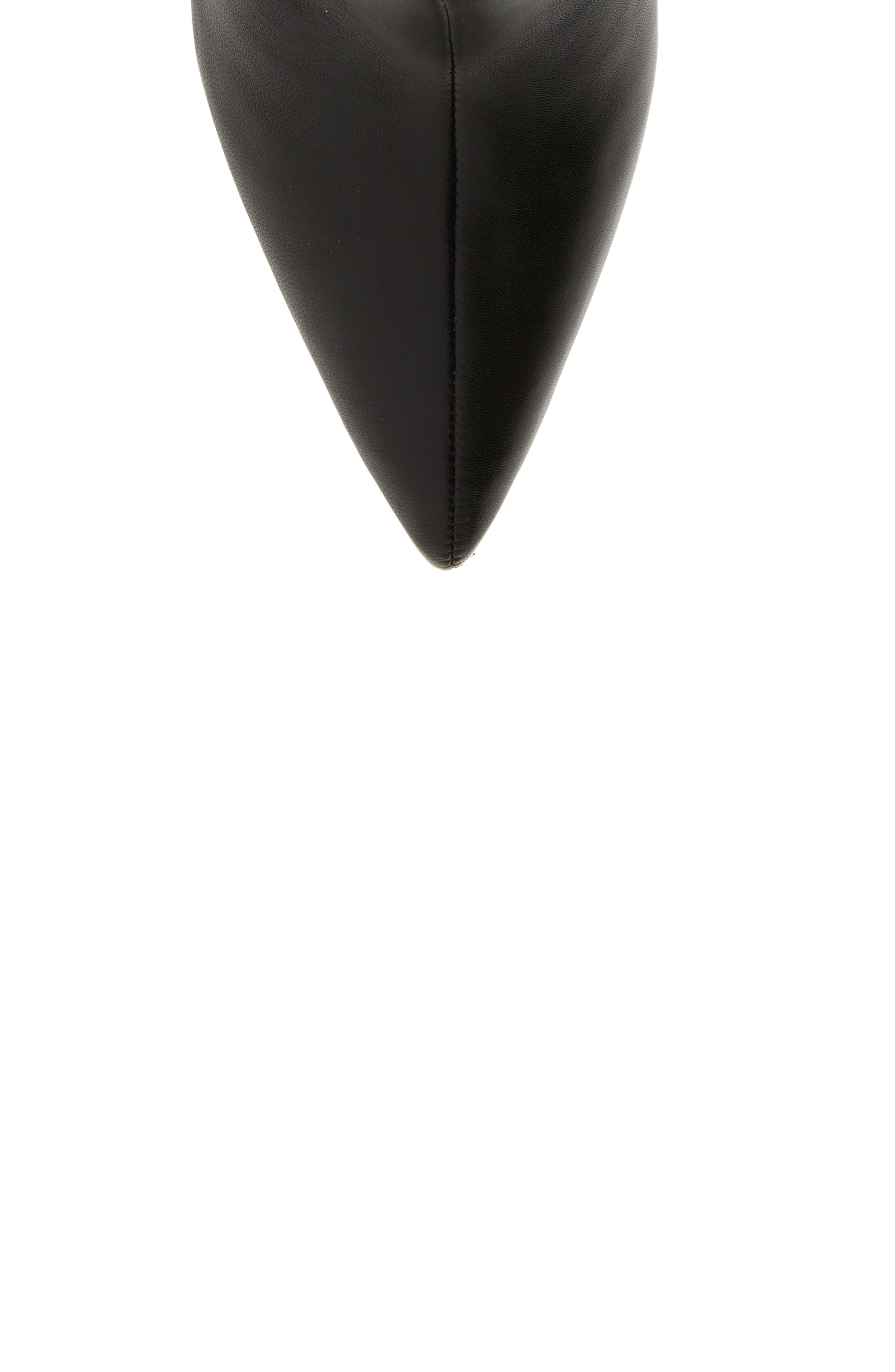Fenet Pointy Toe Bootie, Alternate, color, BLACK LEATHER