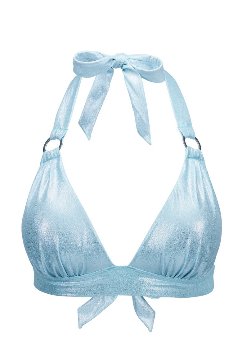 Rina Swimwear Bikini Top, Alternate, color, Light blue