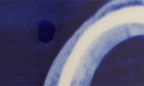 Kähler Kahler Tulle 5" Vase In Blue