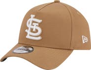 New Era Men's New Era Khaki St. Louis Cardinals A-Frame 9FORTY Adjustable Hat
