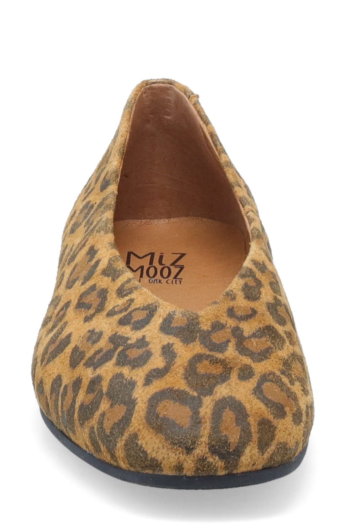 Miz Mooz Zaire Flat, Alternate, color, Leopard