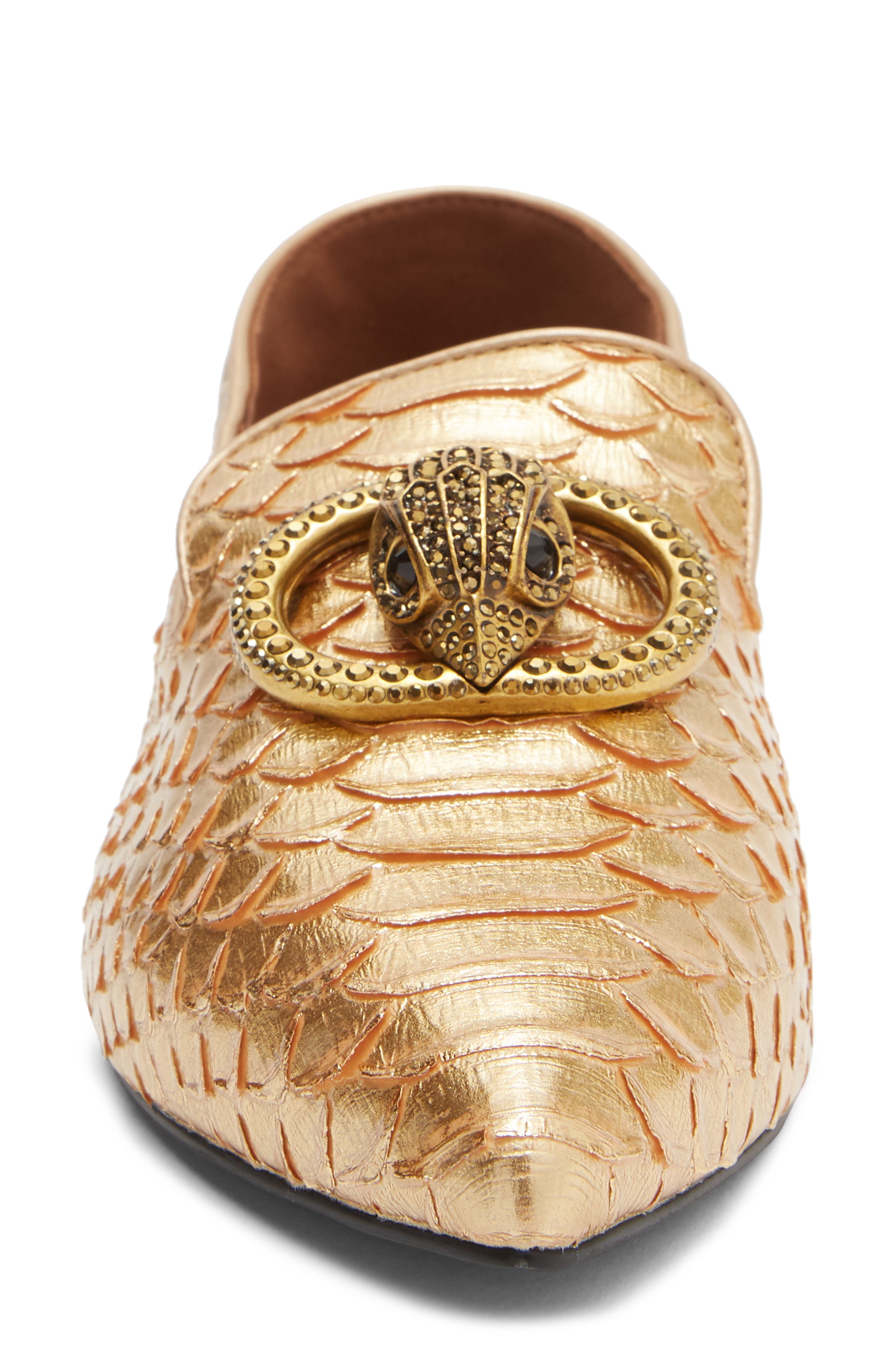 KG Kurt Geiger Chelsea Flat, Alternate, color, Gold