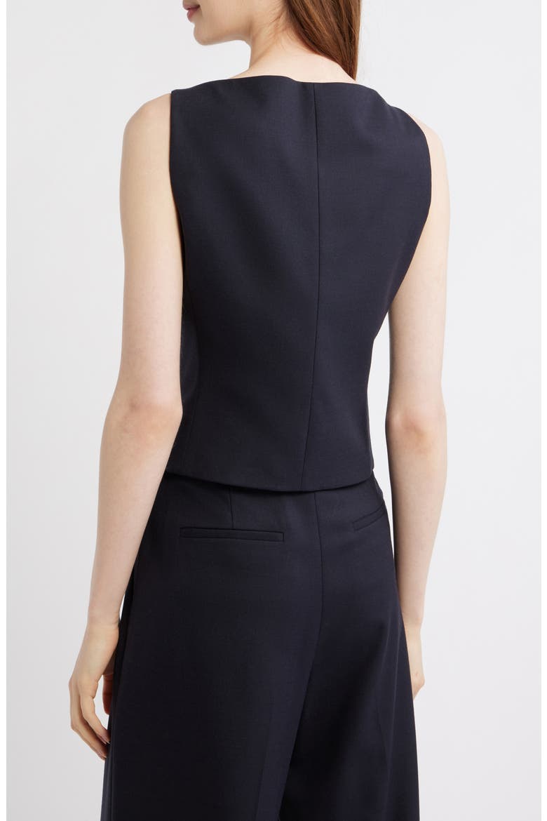 Boatneck Vest, Alternate, color, DARK NAVY
