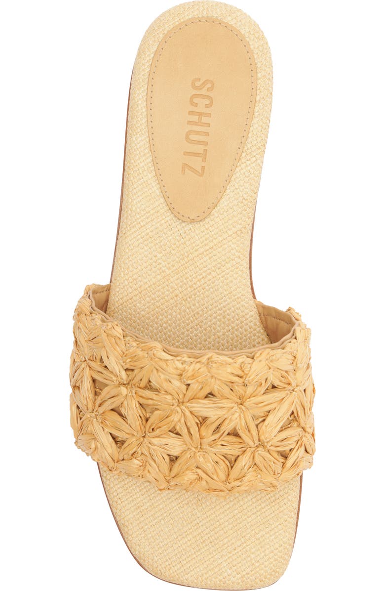 Schutz Ayla Slide Sandal, Alternate, color, Perola