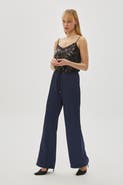 Exquise Drawstring Wide Leg Trousers