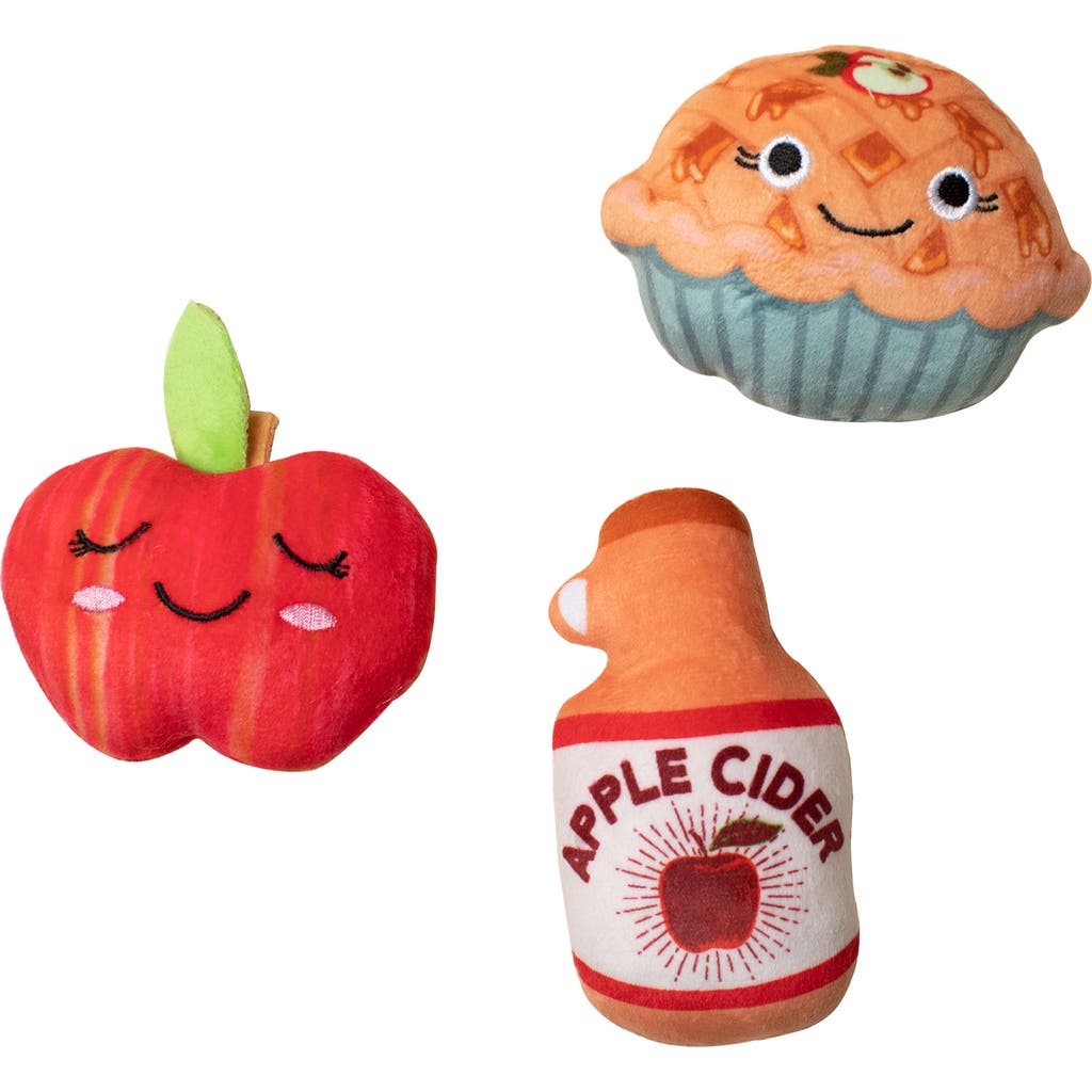 Fringe Studio How Bout Them Apples 3-piece Dog Toy Set