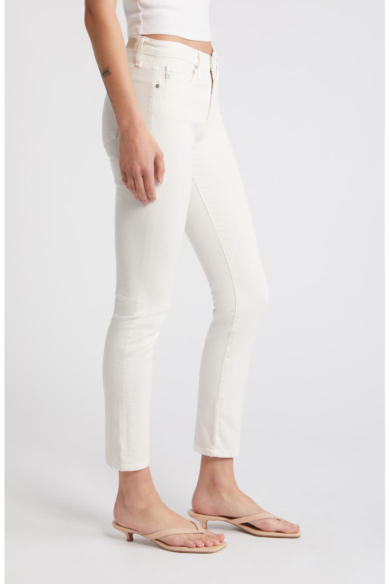 Prima Mid Rise Ankle Cigarette Jeans, Alternate, color, POWDER
