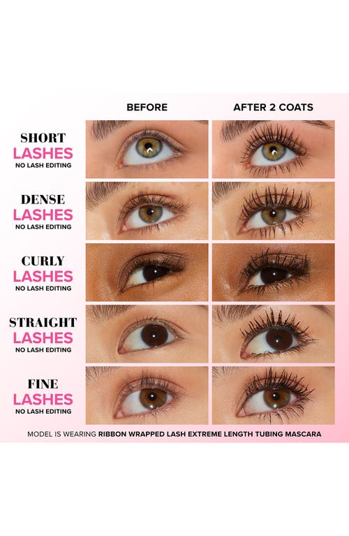 Too Faced Travel Size Ribbon Wrapped Lash Mascara In Black