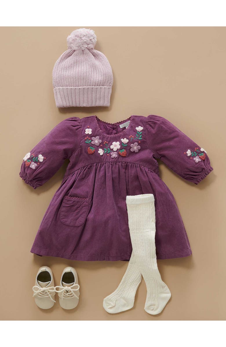 Purebaby Blooms Dress, Alternate, color, Heather