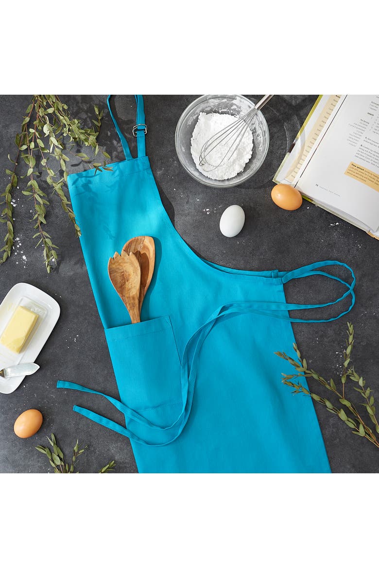 Neon Chino Chef Apron, Alternate, color, Blue