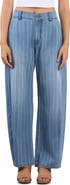 Wash Lab Denim Sweetheart Stripe Barrel Leg Jeans