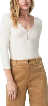 PAIGE Ginnette Rib Top