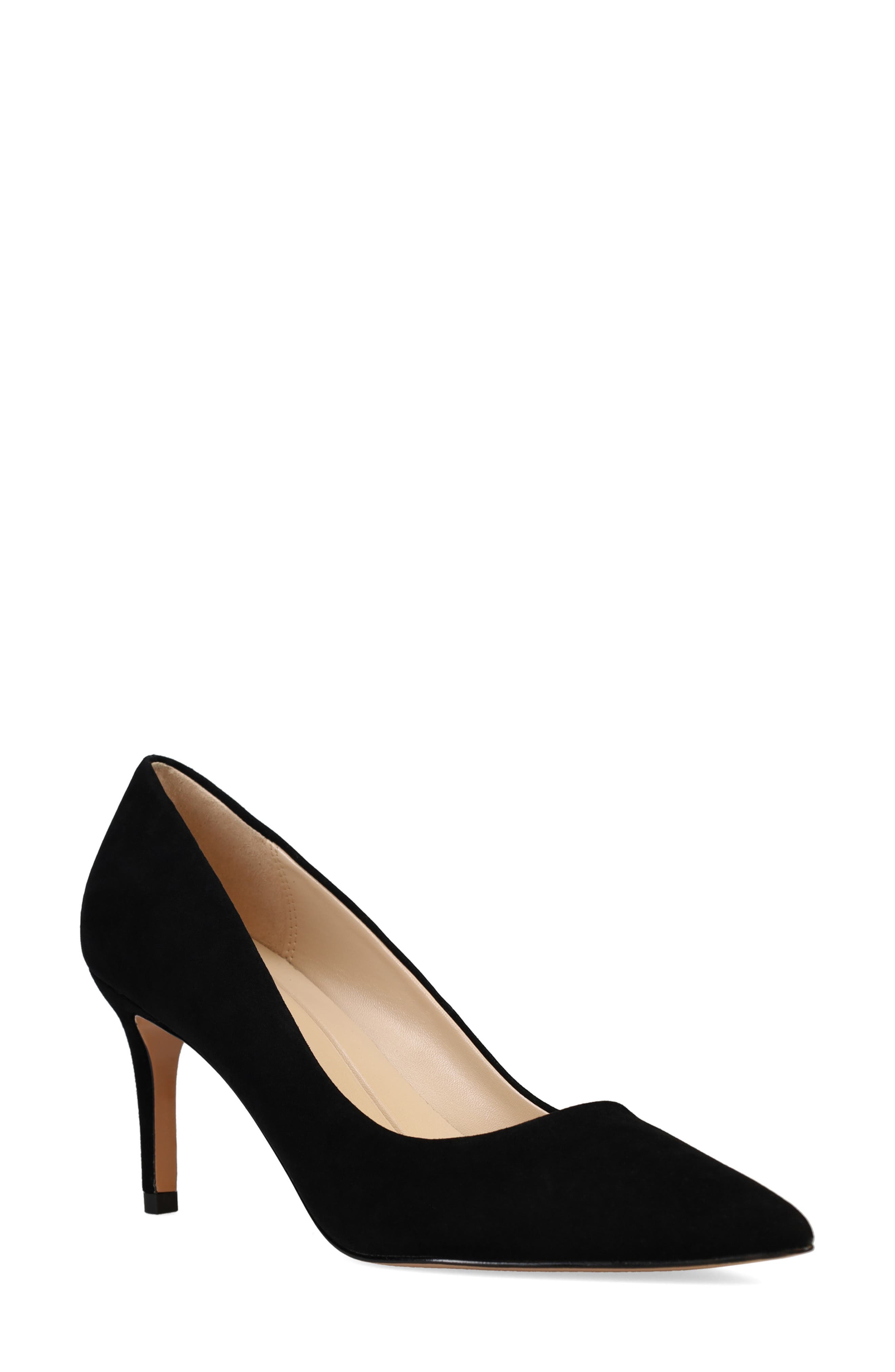 Pelle Moda Lizel 2 Pointed Toe Pump, Main, color, Black