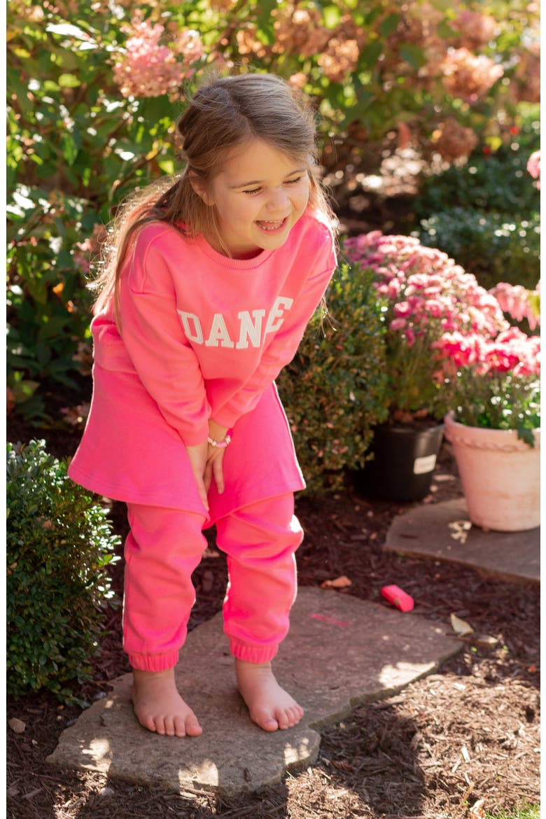 Skirted Bow Joggers, Alternate, color, Hot Pink