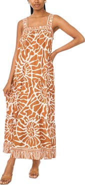 MSK Tie Back Maxi Dress