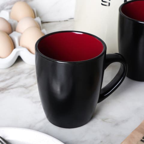 Albie Stoneware 4-Piece Mug Set