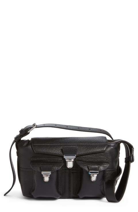 Mini Soft Gear Leather Shoulder Bag