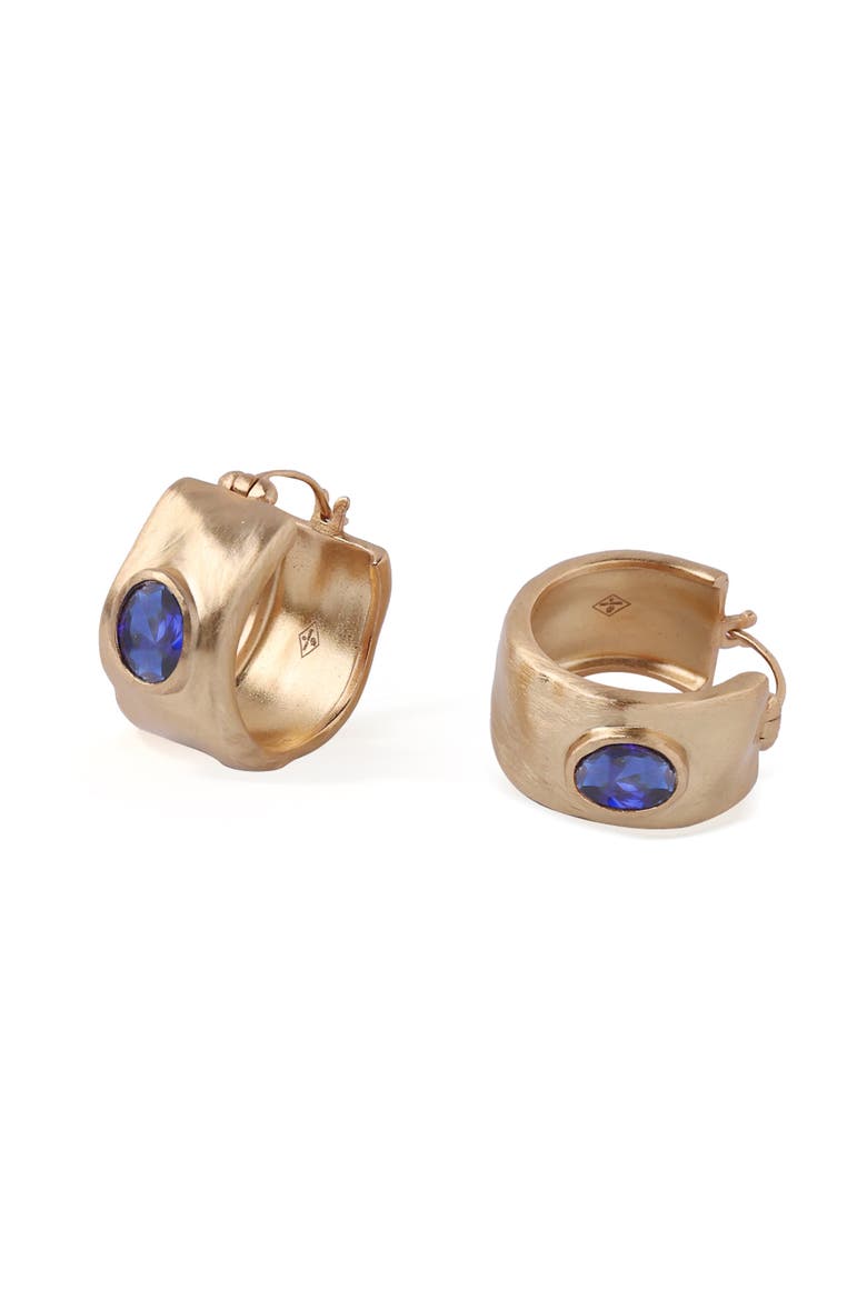 Fig Earrings, Main, color, Gold & Blue