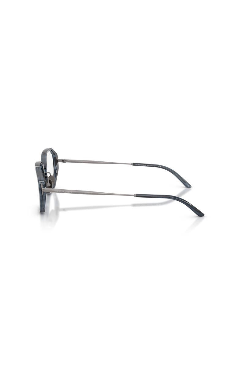 Giorgio Armani 48mm Irregular optical glasses, Alternate, color, Grey