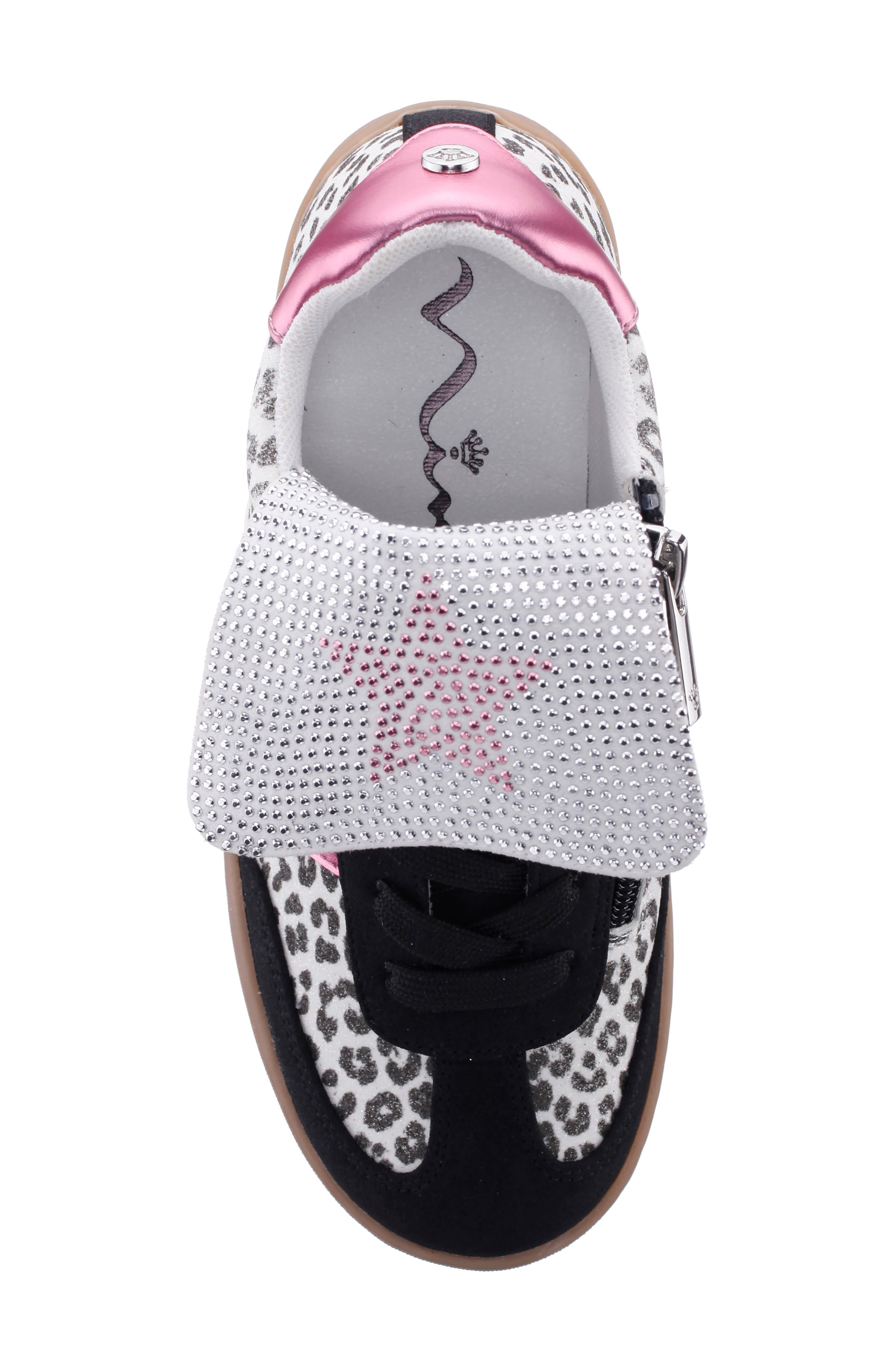 Kids' Cruise Sneaker, Alternate, color, LEOPARD GLITTERSTONES