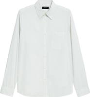 Theory Weekend Stripe Cotton Button-Up Shirt