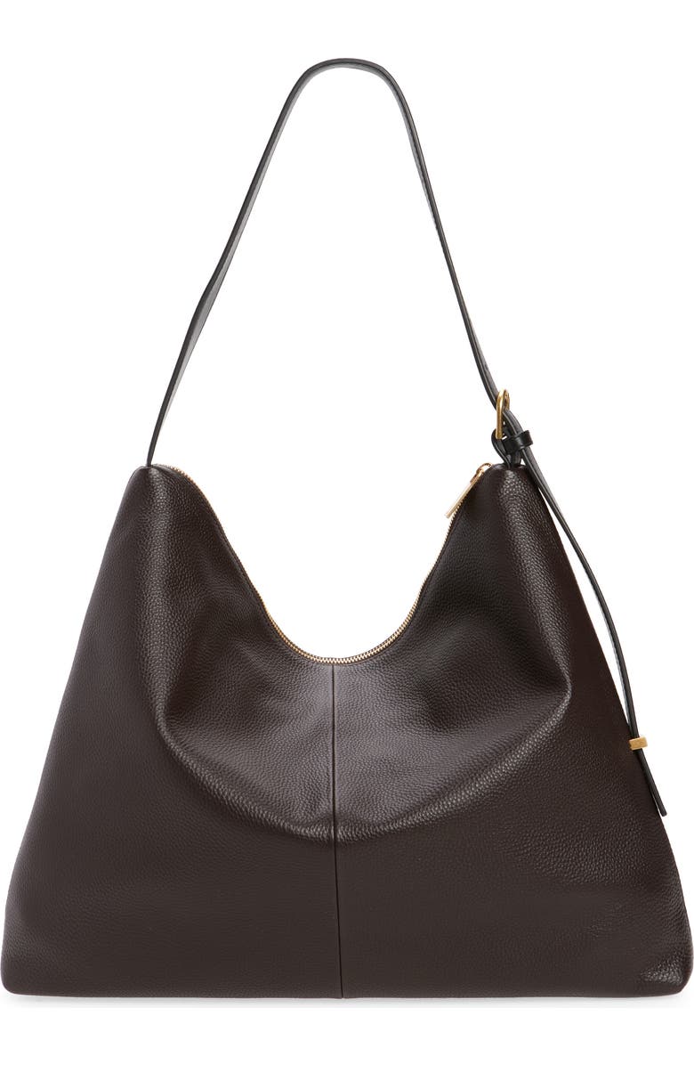 Reiss Vigo Shoulder Bag, Alternate, color, Chocolate