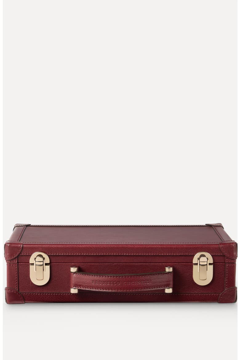 Calfskin glasses organizer, Alternate, color, Wine