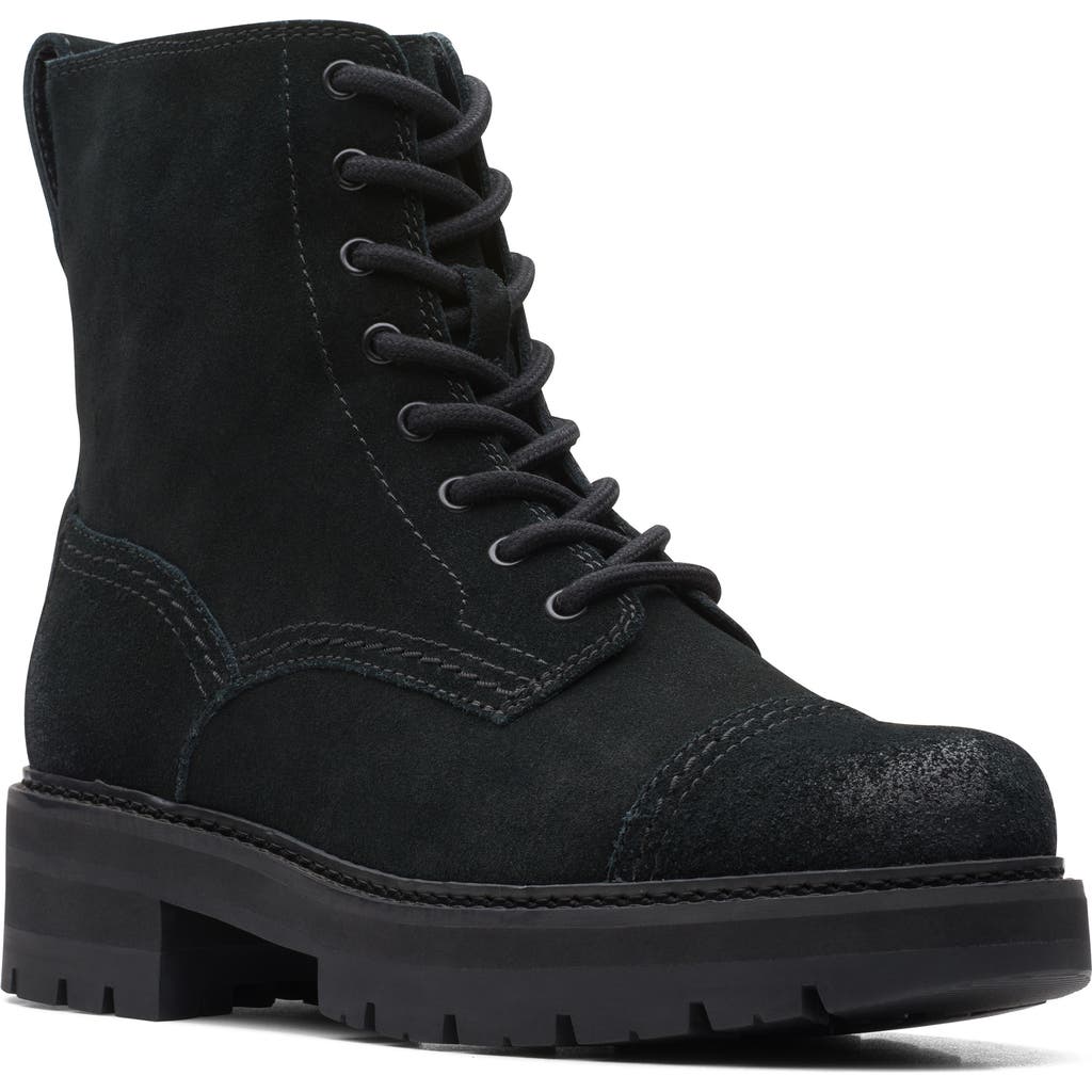 Clarks ® Orianna Cap Lug Sole Bootie In Black