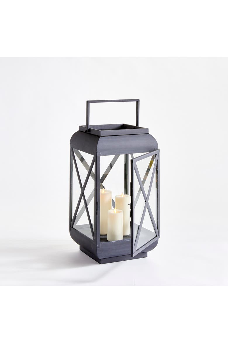 Terrazza Outdoor Lantern Medium, Alternate, color, Gray