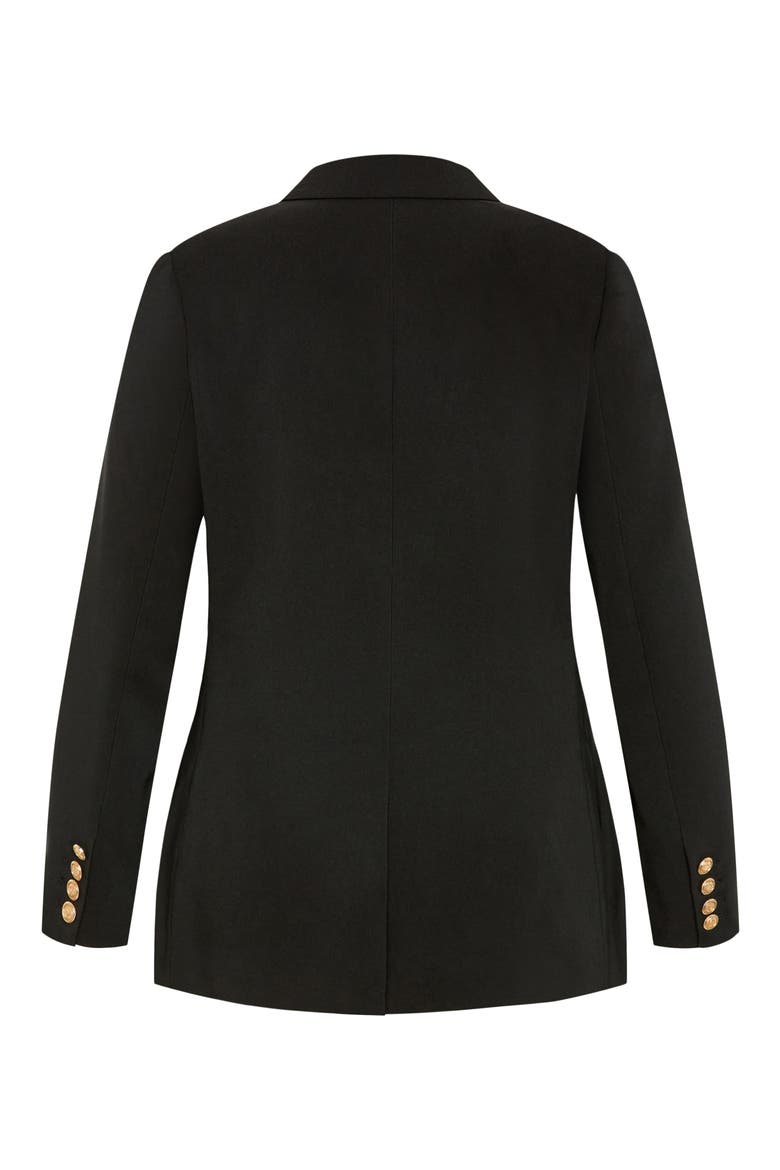 Kara Blazer, Alternate, color, BLACK