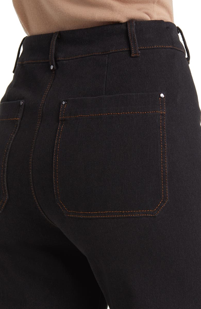 Lysse 'Lyssentials Erin High Waist Ankle Wide Leg Denim Jeans, Alternate, color, 