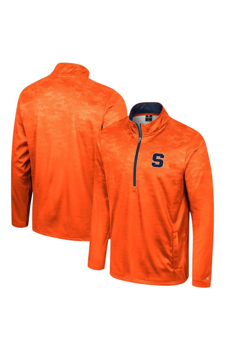COLOSSEUM Men's Colosseum  Orange Syracuse Orange The Machine Half-Zip Jacket, Main, color, 