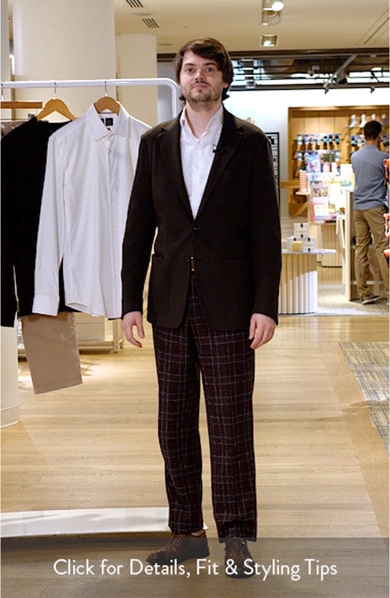 Trim Fit Cotton & Cashmere Jacket, sales video thumbnail